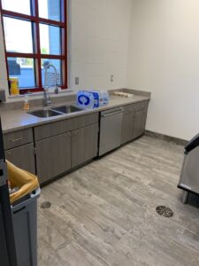 Community hall kitchen